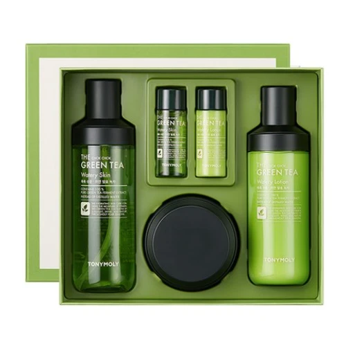 Tonymoly The Chok Chok Green Tea Watery Skin Care 3 Pieces Set -  FREE SHIPPING - Image 1 of 1