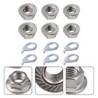 M8M9 5M10 Carbon Steel Nuts Set for Bike Hub Motors Durable and Reliable