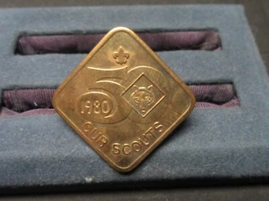 Pañuelo Cub Scout 50 aniversario 1980 diapositivo BM12 - Imagen 1 de 1