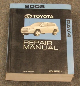 2008 Toyota Rav4 Service Repair Manual Vol 1 Only Engine - Picture 1 of 2