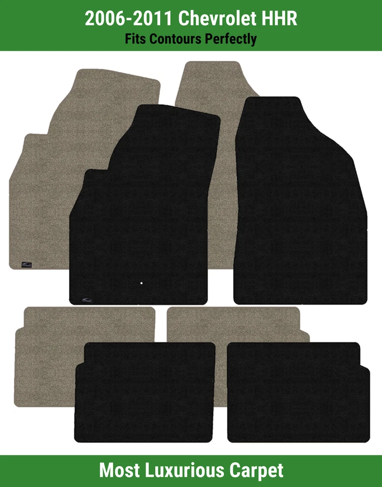 Alfombrillas Lloyd Luxe fila delantera y trasera para Chevrolet HHR 2006-2011  Foto 1 de 4