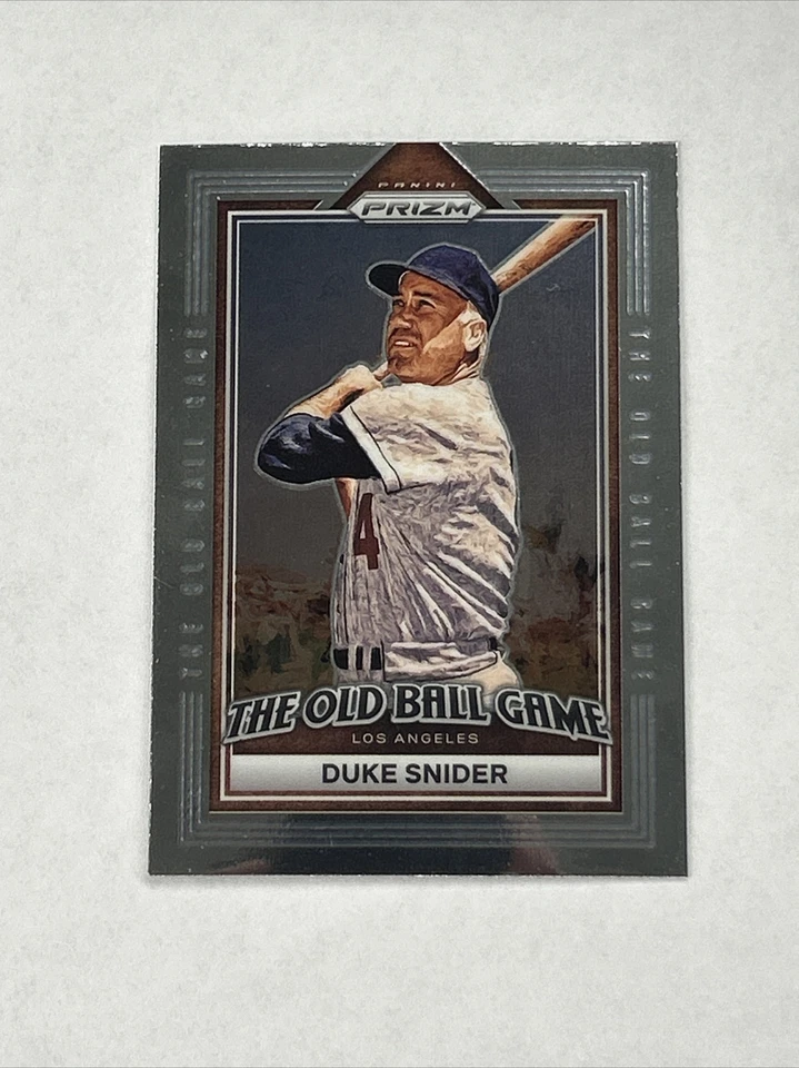 2023 Panini Prizm The Old Ball Game Duke Snider #OBG7 Los Angeles Dodgers  - Image 1 of 2