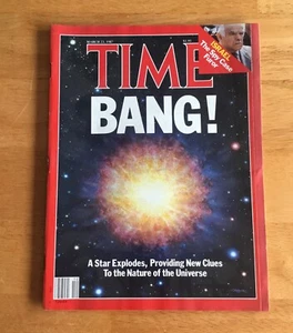 Time Magazine 23. März 1987 Bang! Star Explodes Cover ohne Etikett Zeitungskiosk - Bild 1 von 2