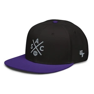 Sacramento Basketball Retro SAC Kreuz Druckknopflasche Mütze Baseballkappe - Bild 1 von 8