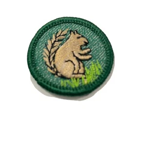 Vintage Girl Scout Badge LAND ANIMAL FINDER Proficiency Badge 1953 Rare - Picture 1 of 6