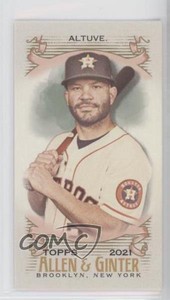 2021 Topps Allen & Ginter's Mini A&G Back Jose Altuve #16