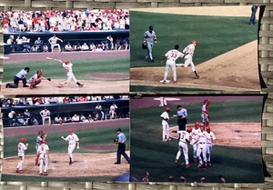 4 Vtg MARK MCGWIRE 70th HR Sept. 2 1998 Type 1 5x7 Action Photograph s Kodak WOW - Picture 1 of 15