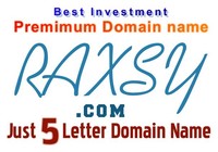 Raxsy.com Rare 5 Letter Short Premium Brandable domain name for Website free who