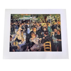 Auguste Renoir Ball At The Moulin De La Galette Print Artwork 9.5"x11.75" - Picture 1 of 4