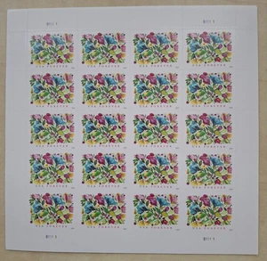 US Celebration Blooms 2024 Sheet of 20 Forever Stamps Scott #5849 MNH - Picture 1 of 1