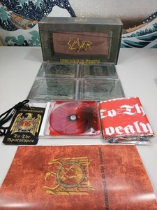 Slayer Soundtrack to the Apocalypse Deluxe Ammo Box Set Cd Dvd 5 Disc Blood Pack - Picture 1 of 23
