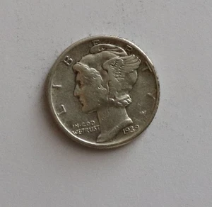 USA one Dime aus 1939 aus meiner Sammlung - Bild 1 von 2