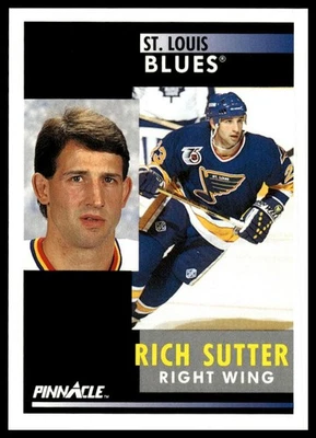 1991-92 Pinnacle #268 Rich Sutter - Image 1 of 2