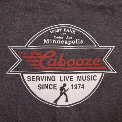 The Cabooze Minneapolis West Bank Full Zip Hoodie Gray XL Rock&Roll Since 1974 - Image 1 of 4