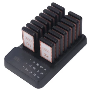 Restaurant Pager System Wireless Calling Queuing System Restaurant Waiting Bu XG - Photo 1/12