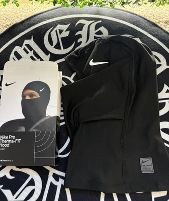 Nike Pro Therma-Fit Hyperwarm Hood Ski Mask Black Brand New SAME DAY SHIPPING!⛷️ - Image 1 of 4