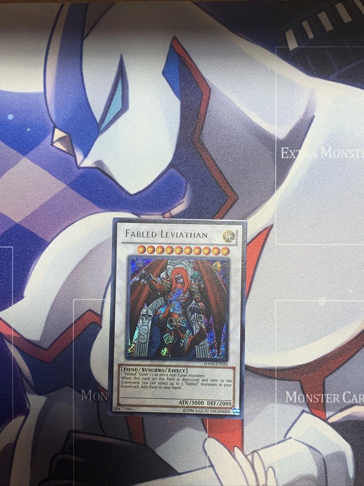 Yu-Gi-Oh!  Fabled Leviathan HA03-EN026 Unlimited Secret Rare LP - Image 1 of 1