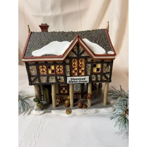 Dept 56 Plumstead Market House #58737 Dickens Village mit Kastenlicht - Bild 1 von 8