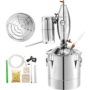 8G 30L Alcohol Distiller Brewing Kit Moonshine Still Stainless Wine Boiler - Picture 1 of 12