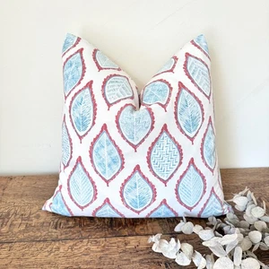 1713. Ava Strawberry Handmade 100% cotton cushion cover, Various sizes - Picture 1 of 7