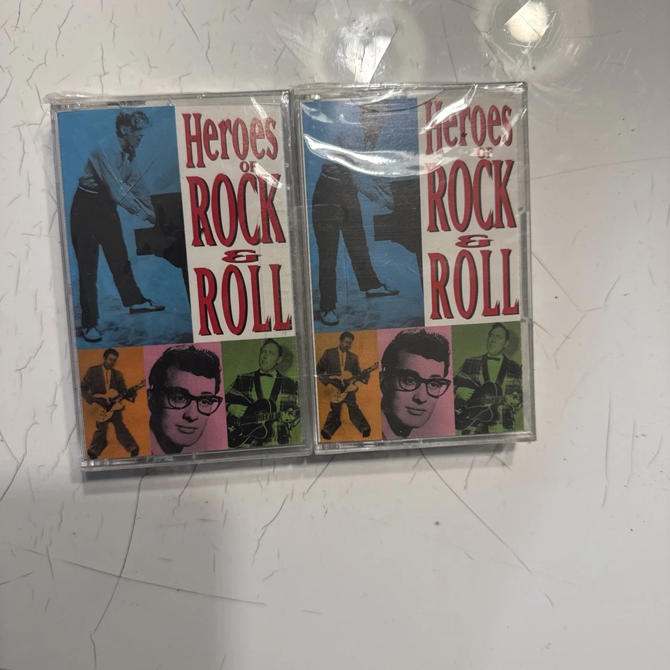 HEROES OF ROCK & ROLL 2 Cassette Tape Set Compilation Brand New Sealed - Image 1 of 1