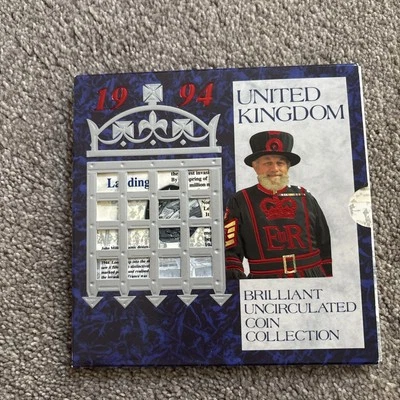 1994 United Kingdom Brilliant Uncirculated Coin Collection Inc. D-Day 50p Fifty - Image 1 of 4