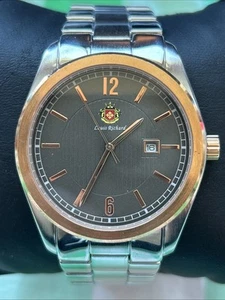 Louis Richard Silver And Rose Gold Tone Men’s Quartz Watch - Picture 1 of 6