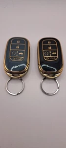 TPU Remote Key Fob Cover Case For 2022 2023 Honda Civic Accord CR-V HR-V 2 Pack - Picture 1 of 1