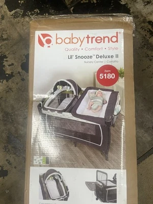 Pack de 2 Baby Trend Lil Snooze Deluxe y juega. Nuevo nunca abierto Foto 1 de 4