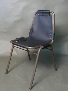 Charlotte Perriand Stuhl Les Arcs  Bauhaus  Neues Leder - Picture 1 of 1