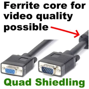 3DFX Voodoo 1 & 2 VGA Pass Through Loopback Cable 12" Male To Female 15-Pin - Picture 1 of 1