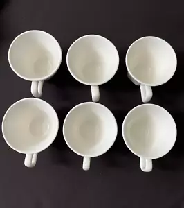 Ceramic Coffee/Tea Cups Set of 6 - 6 Ounce Cups, Homer Laughlin - Picture 1 of 5