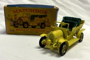 Vintage Matchbox 1904 Spyker Tourer Y-18 With Original Box - Picture 1 of 12