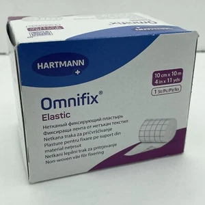 Omnifix Elastic White Dressing Retention Tape w/ Liner 4" X 11 Yard 1 Roll 2029 - Picture 1 of 5