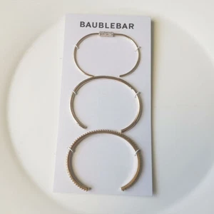 3 Stck. Neu Baublebar Oval Offener Armreif Geschenk Mode Frauen Party Urlaub Schmuck - Bild 1 von 4