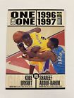 96-97 Collectors Choice One On One Kobe Bryant - Rahim VS Rookie RC HOF #361
