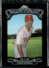 2015 Topps Chrome #GGR-29 Cole Hamels Gallery of Greats Red Refractors NM/M