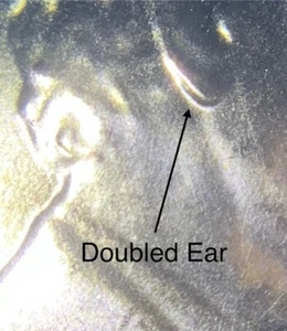 2024 P Lincoln Cent Penny Obverse Doubled Ear - Picture 1 of 5