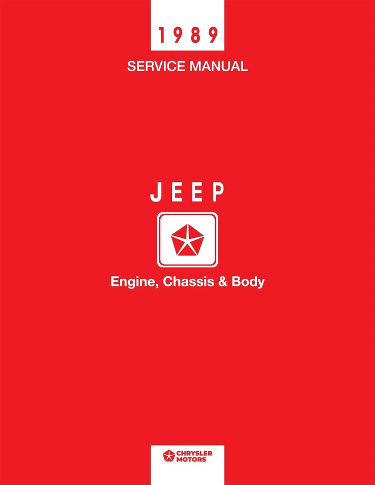 Jeep Shop 1989 manual (4 volúmenes) Foto 1 de 4