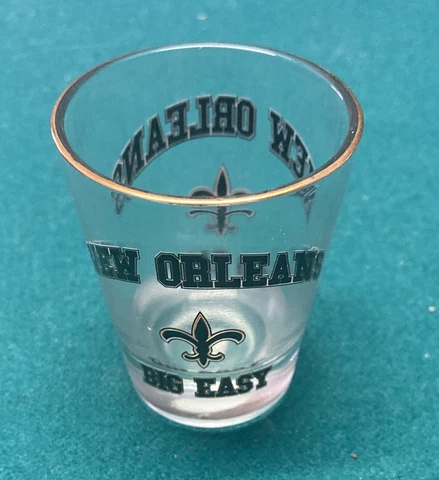 New Orleans Saints NFL 3oz Shot Glass. “ Big Easy “. This Is Brand New Not Used! Cover