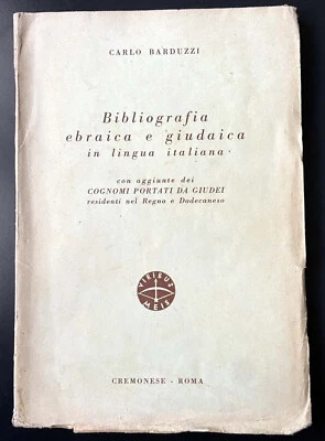Ebrei - Barduzzi - Bibliografia ebraica e giudaica - Immagine 1 di 3