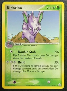 Nidorino 41/112 2004 EX-FireRed & LeafGreen UnCommon Pokemon Card - Picture 1 of 2