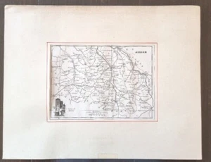CARTE GEOGRAPHIQUE ANCIENNE: Département de l'ALLIER 1830 (garantie authentique) - Imagen 1 de 1