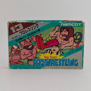 JAPANESE Genuine Nintendo FC FAMICOM Boxed Game Tag Team Pro-Wrestling NTSC-J - Picture 1 of 15