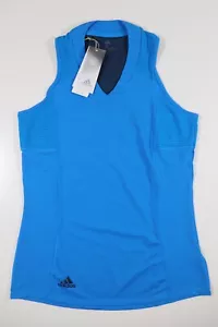 ADIDAS GOLF HEAT.RDY RACERBACK SLEEVELESS POLO SHIRT TANK TOP HH8603 WOMEN S - Picture 1 of 20