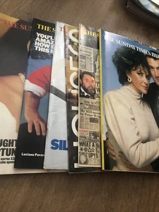 8 x Sunday Times Magazines 1987 Job Lot Bundle 1981 - Picture 1 of 16