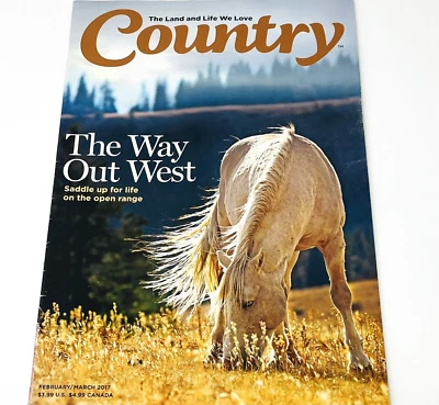 2017 Country Magazine Montana Rancher Farm Life 1950s Hannibal MO Loretto Chapel Foto 1 de 4