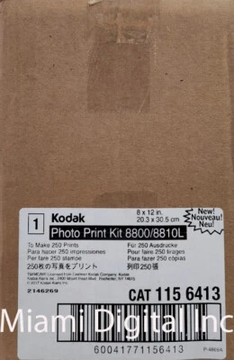 Kodak Photo Print Kit 8800 / 8810S 8x12 Thermal Paper & Ribbon 1156413 / 1090786 - Image 1 of 3