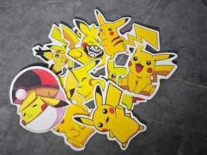 【Ships to Japan Only】 Sticker Seal Random 1 Piece Thank you DIY Pokémon pikachu - Picture 1 of 2