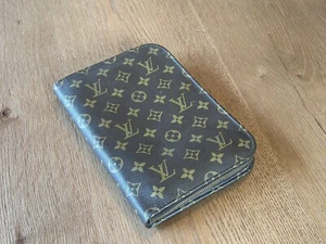 Louis Vuitton Vintage Agenda con Cerniera Planner Cover Raro Monogramma Accessorio Scrivania - Foto 1 di 17